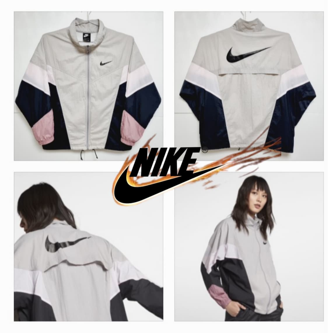 여성 나이키 스트릿 빅스우시 윈드러너 바람막이 자켓 상품이미지1