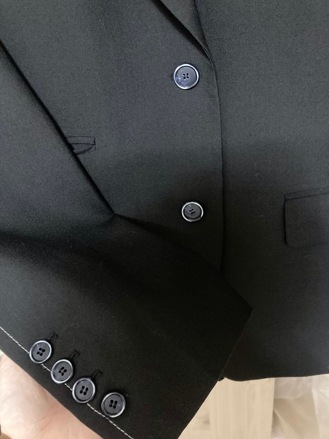 앤더슨벨 카티나 스티치 자켓 19S/S 블랙 (착샷 있음) 상품이미지2