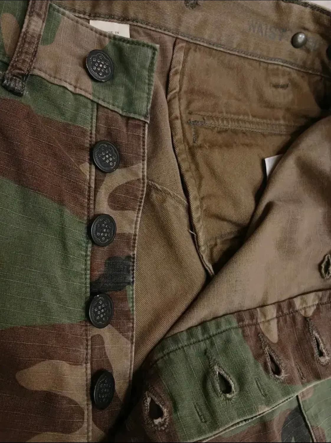 RRL CAMO WASHED CARGO SHORTS 상품이미지3