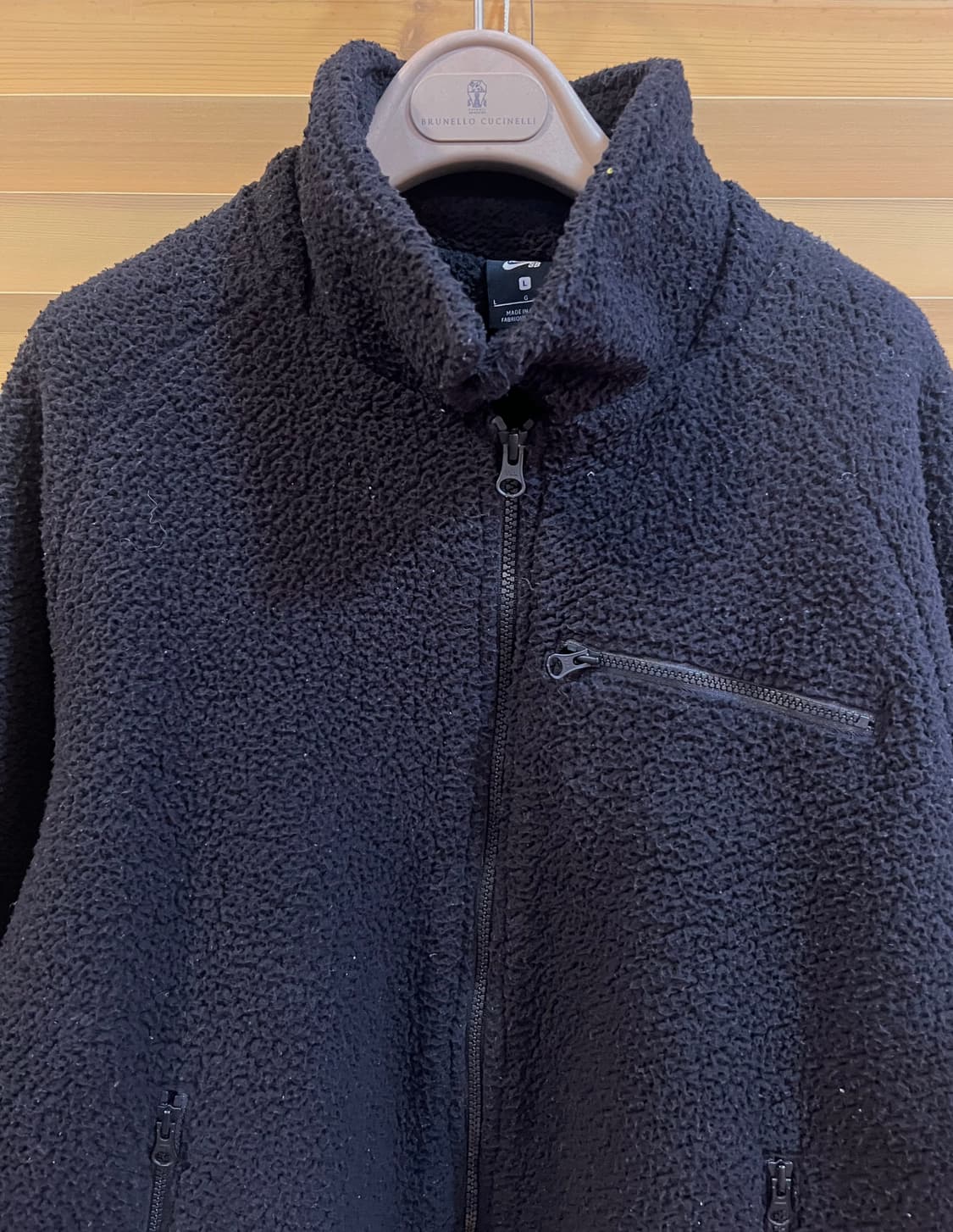 나이키 남성 블랫 후리스집업점퍼  상품이미지2