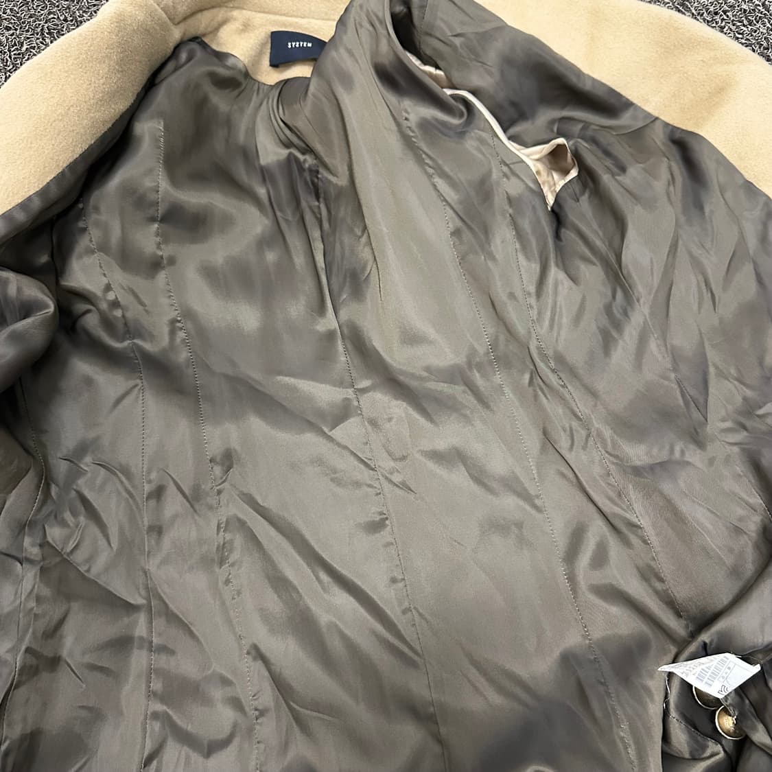 SYSTEM 시스템 한섬 여성 양모 카시미어 코트 신장 160 상품이미지8