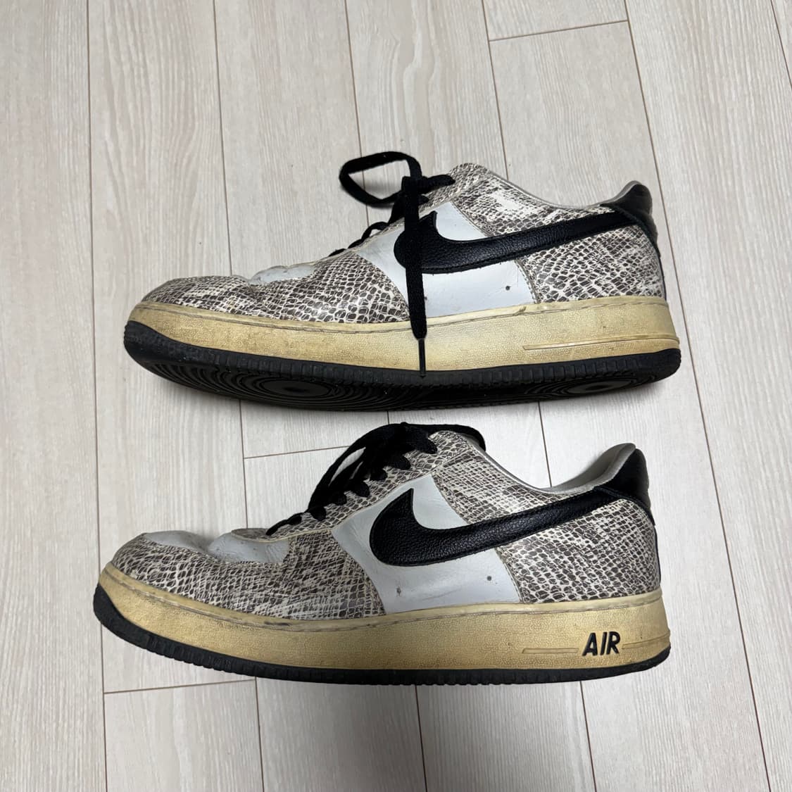 나이키 에어포스 1 로우 레트로 코코아 2018 스네이크 290사이즈 상품이미지2