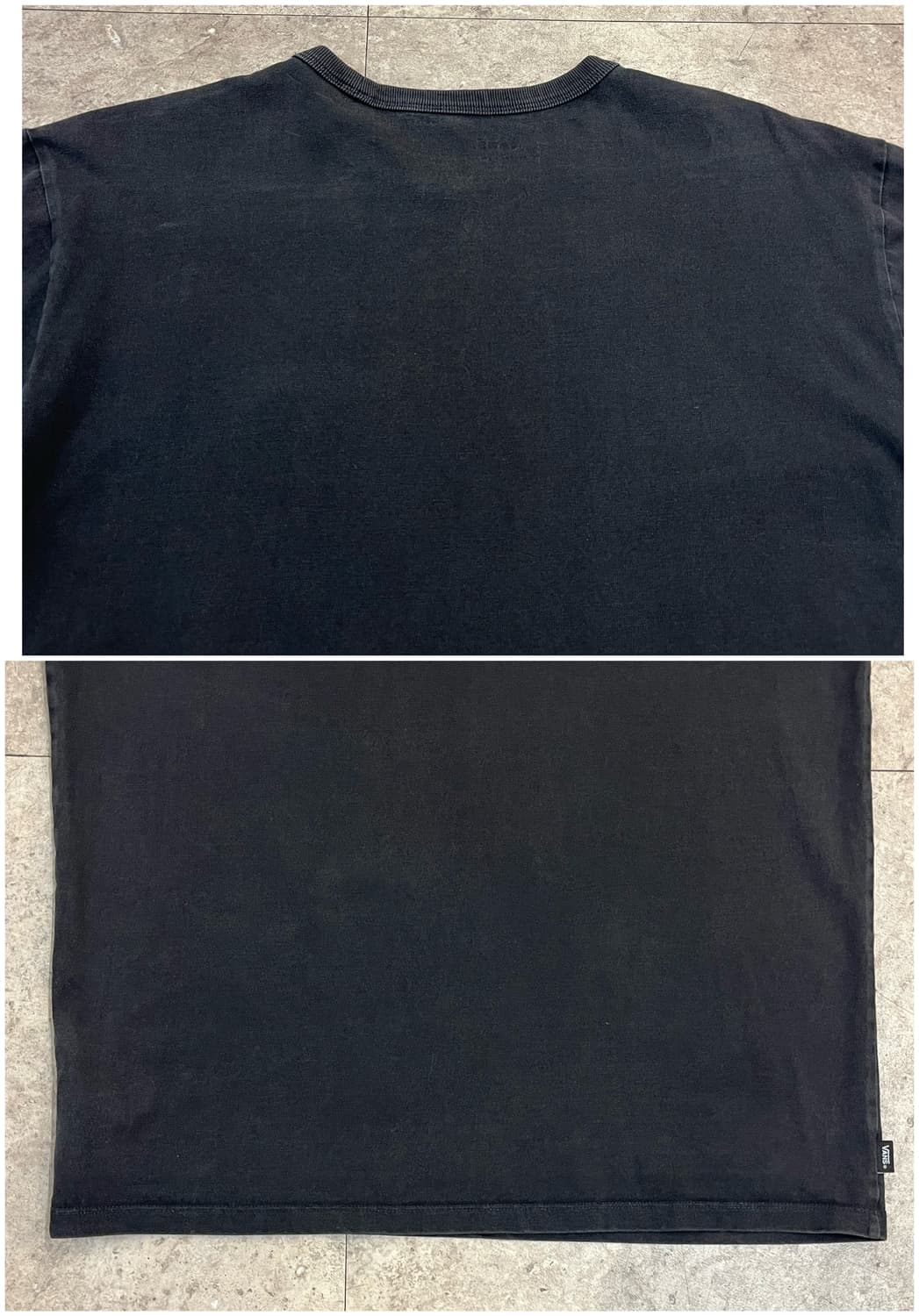 반스 베이직 반팔티 블랙 M #csz4078 상품이미지8