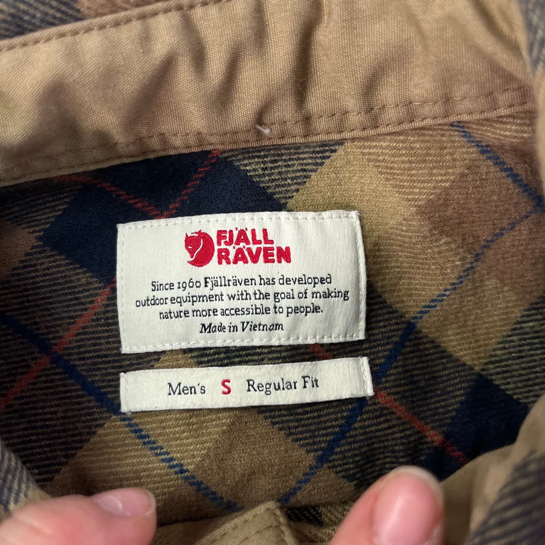 95 피엘라벤 싱기 헤비 플란넬 체크셔츠 상품이미지3