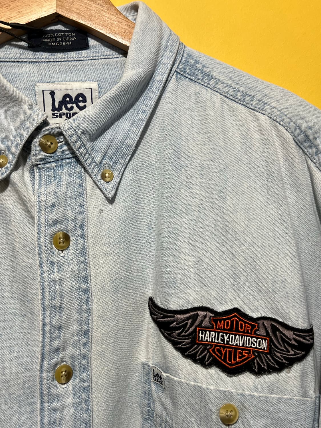 LEE 할리데이비슨 데님 셔츠 상품이미지6