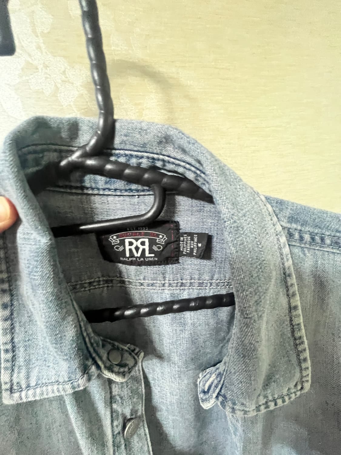 더블알엘 데님셔츠 m 상품이미지2