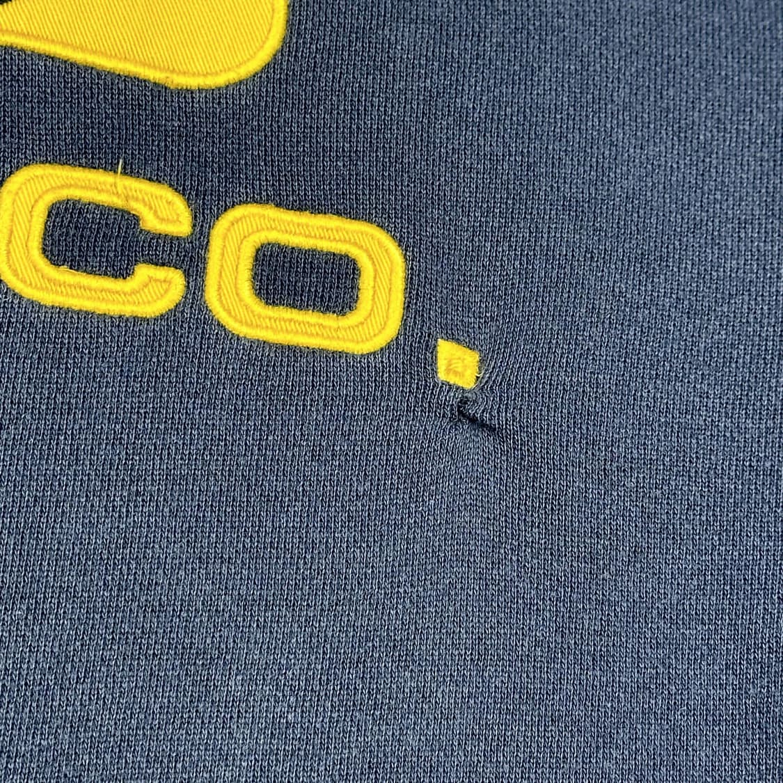 폴로 진스 레터링 박시 네이비 맨투맨 (실측 XXL) 상품이미지6