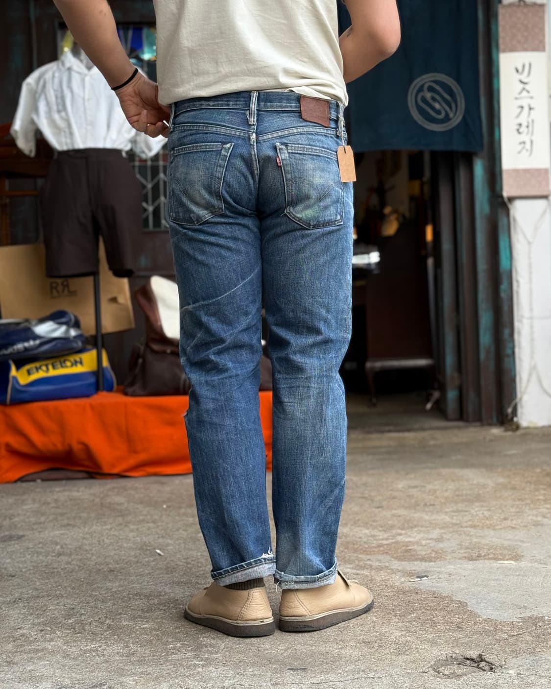 90's 리바이스 501XX 스트레이트 핏 데님 팬츠 34 상품이미지9