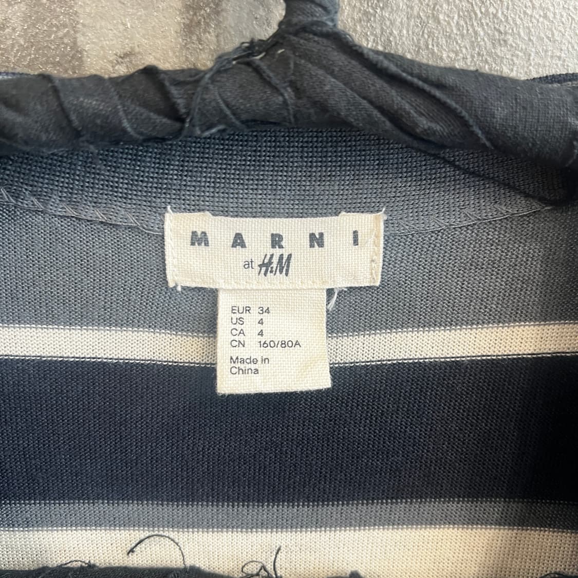 마르니 H&M 러플 스트라이프 자켓 상품이미지8