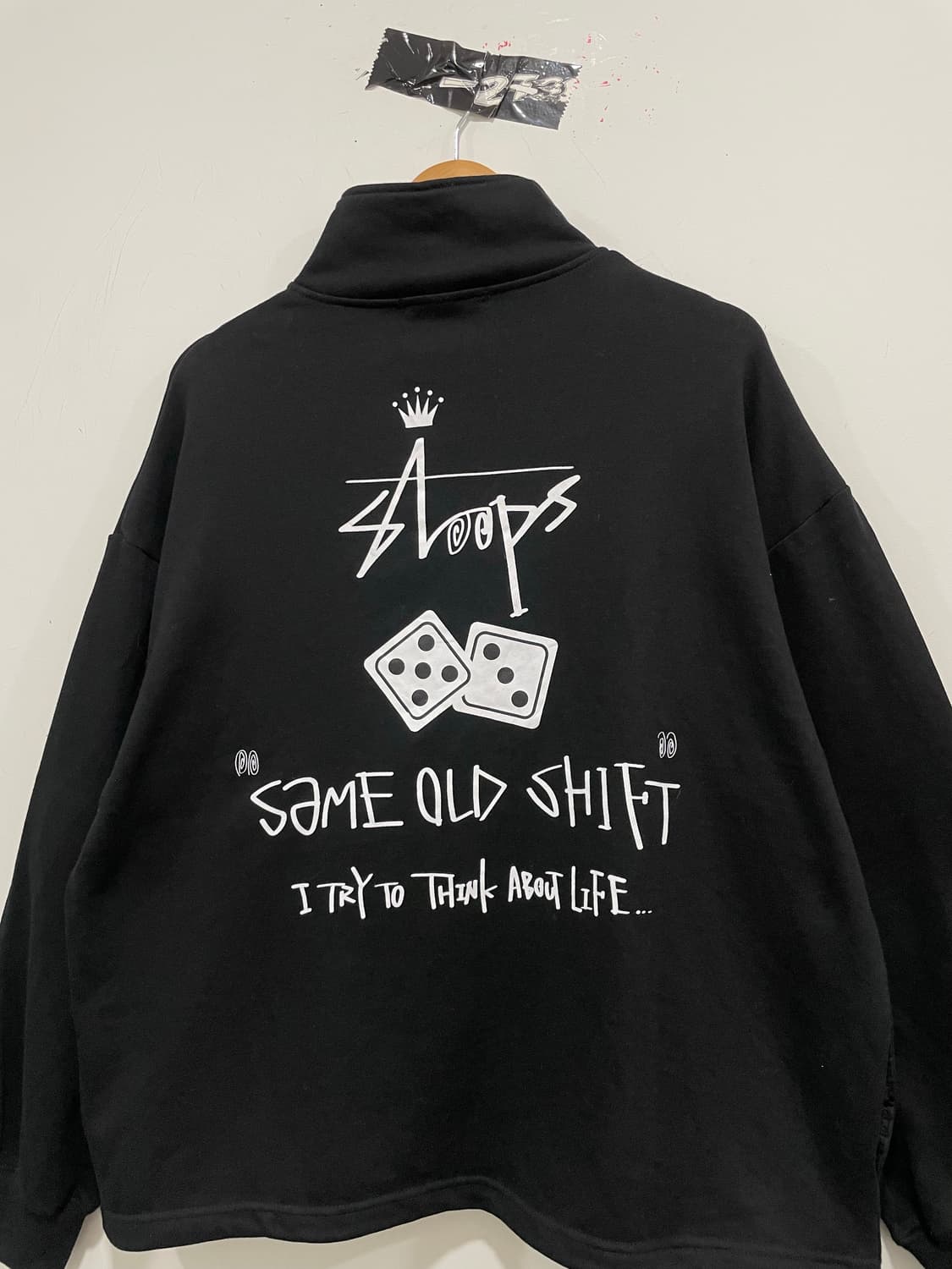 Jpn Beno 스투시 오마주 하이넥 반집업 스웻셔츠 상품이미지7