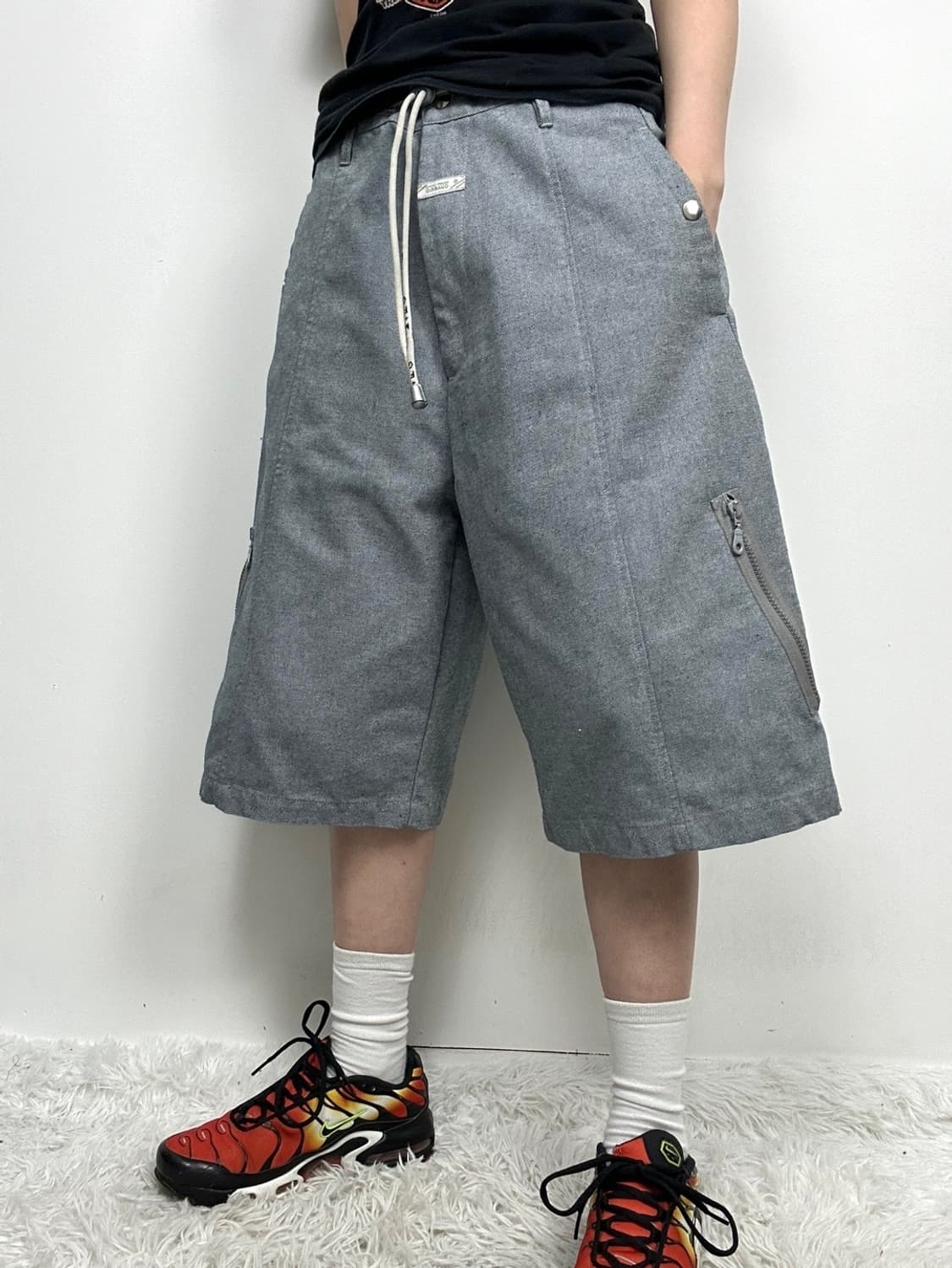 2000s 마리떼프랑소와저버 힙합 올드스쿨 반바지 상품이미지1