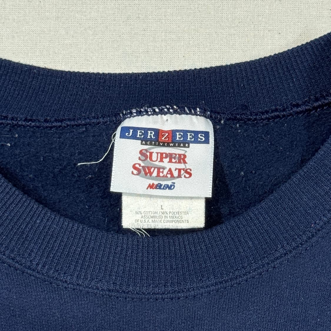 L) JERZEES 저지스 USA 50/50 맨투맨 스웨트 셔츠 상품이미지7