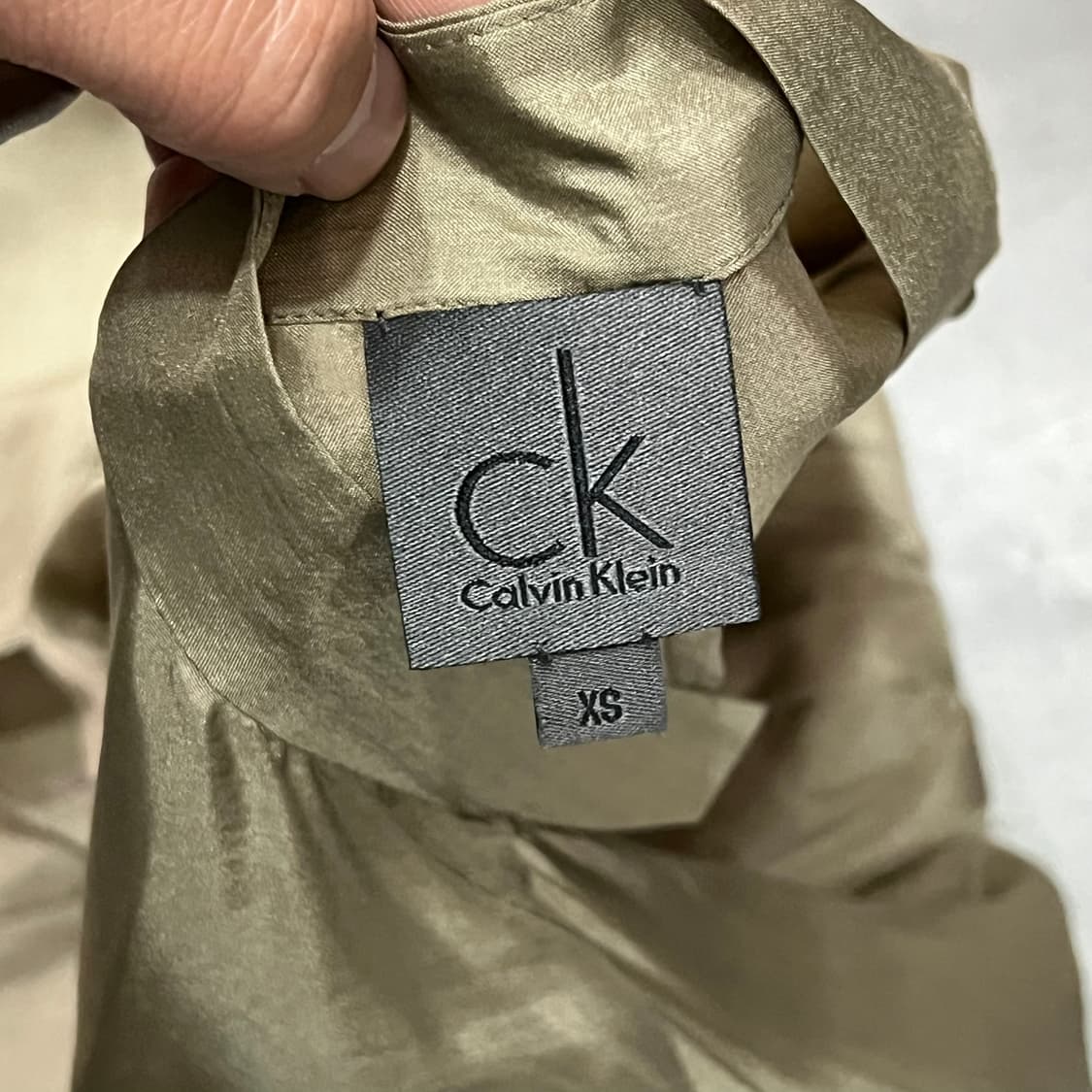  캘빈클라인 실크 하프 블라우스 y15987 상품이미지7