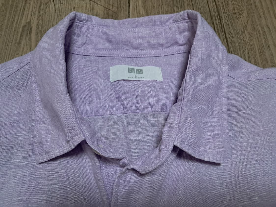 유니클로 마 셔츠 L 상품이미지6