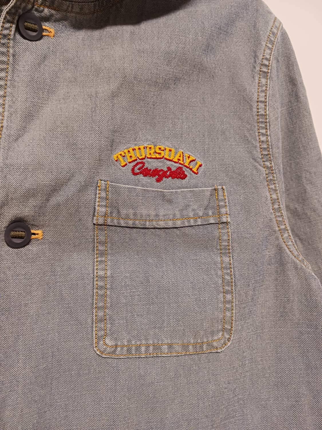 써스데이 아일랜드 후드롱 데님자켓 상품이미지3