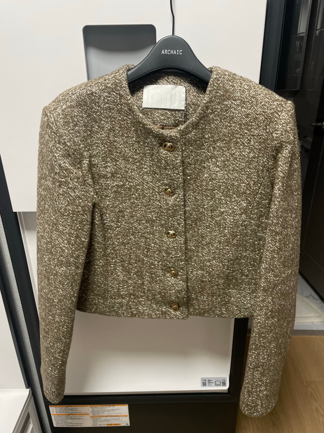 아르카익 home tweed jacket_brown M 상품이미지9