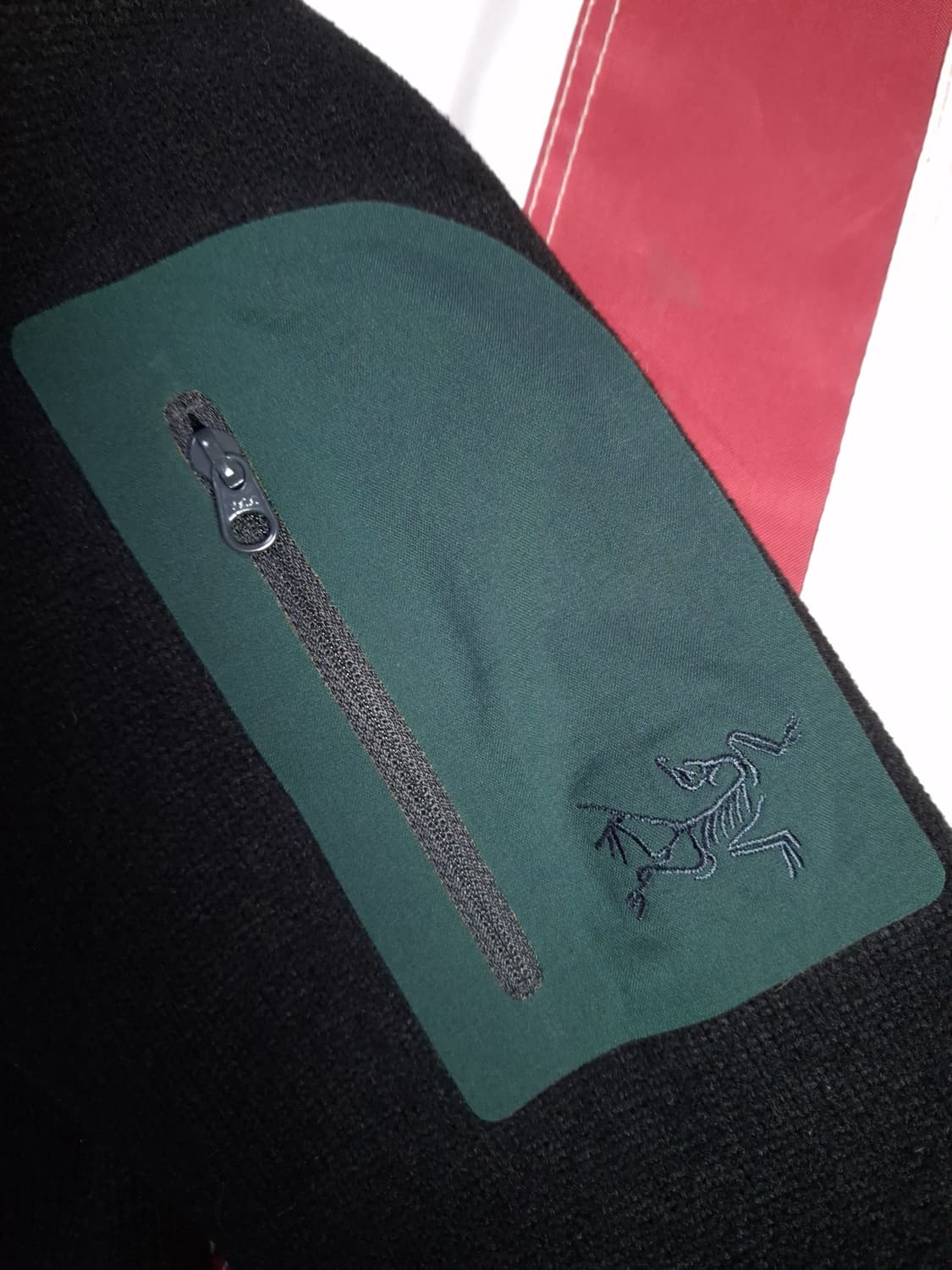 오리지날 아크테릭스 블랙 코버트 하프 집업 플리스 자켓 상품이미지2