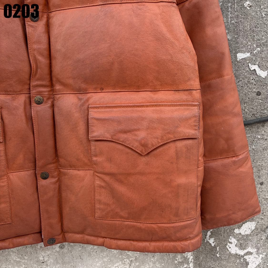 SUNTORY BOSS COFFEE 10주년 기념 레더자켓 M 0203 상품이미지5