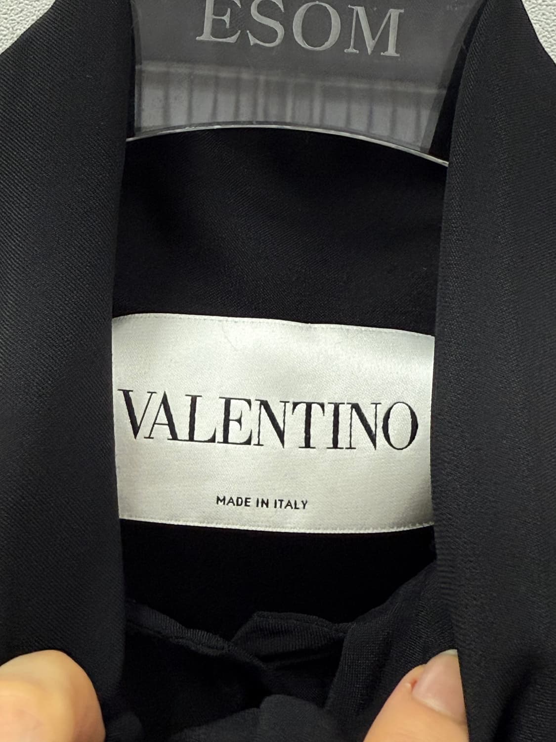Valentino Black Bow-Tie Pleated Dress 상품이미지5