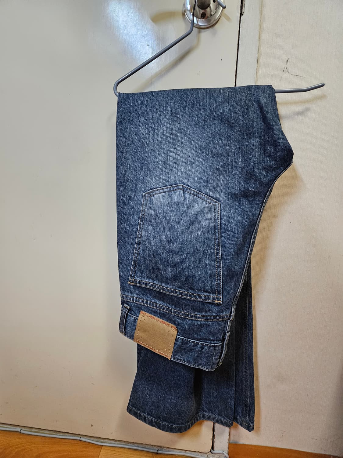 46) 엘무드 슬래시 플레어 데님 글레이쉬 블루 상품이미지2