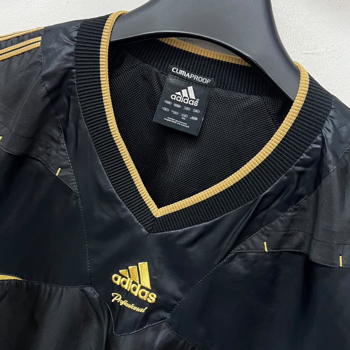 00s 아디다스 재팬 프로페셔널 반팔 바람막이 웜업 2XL 상품이미지4