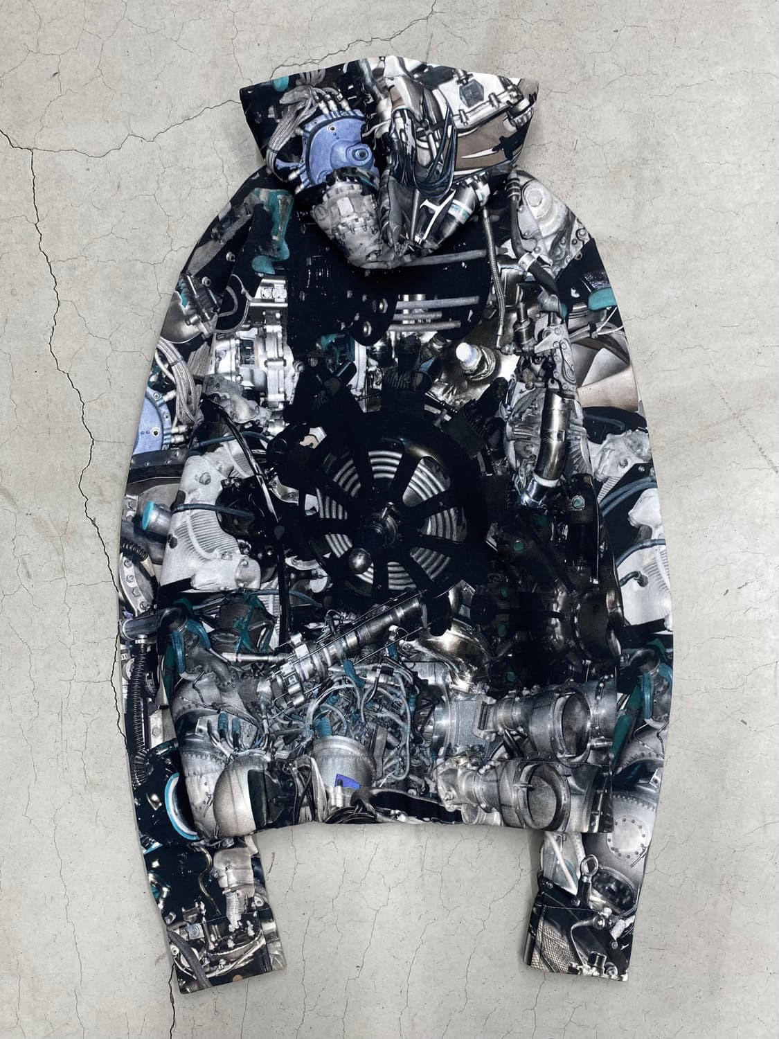 크리스토퍼 케인 2012SS 메카닉 엔진 후드 집업 상품이미지4