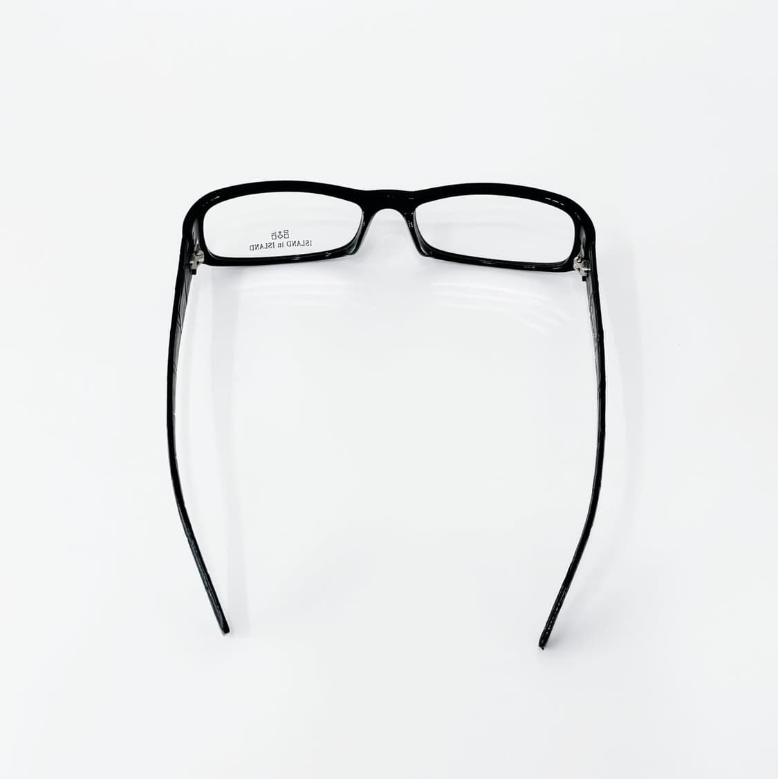 ISLAND in ISLAND 레드 가죽 뿔테 안경 상품이미지5