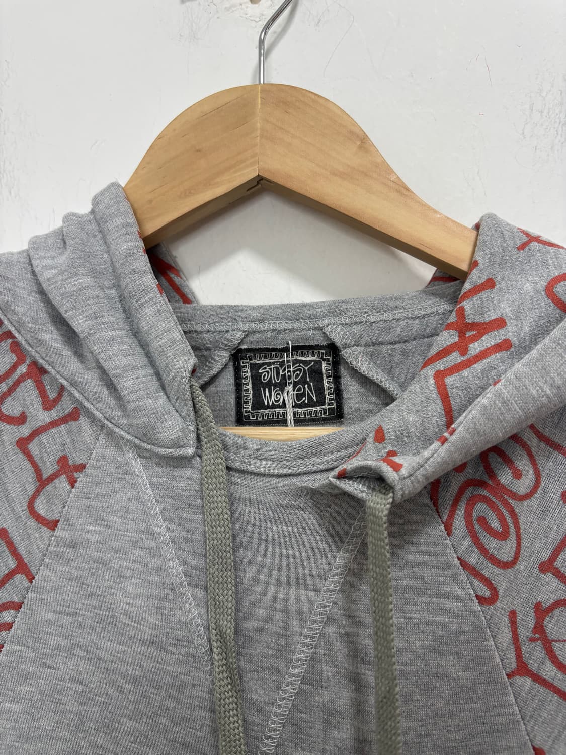 스투시 크롭 프린팅 후드티 상품이미지9