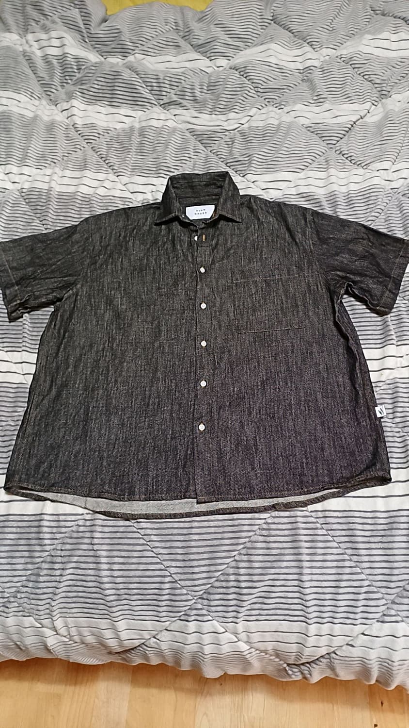 어반드레스 오버핏 반팔데님남방 가슴69 기장77 상품이미지1