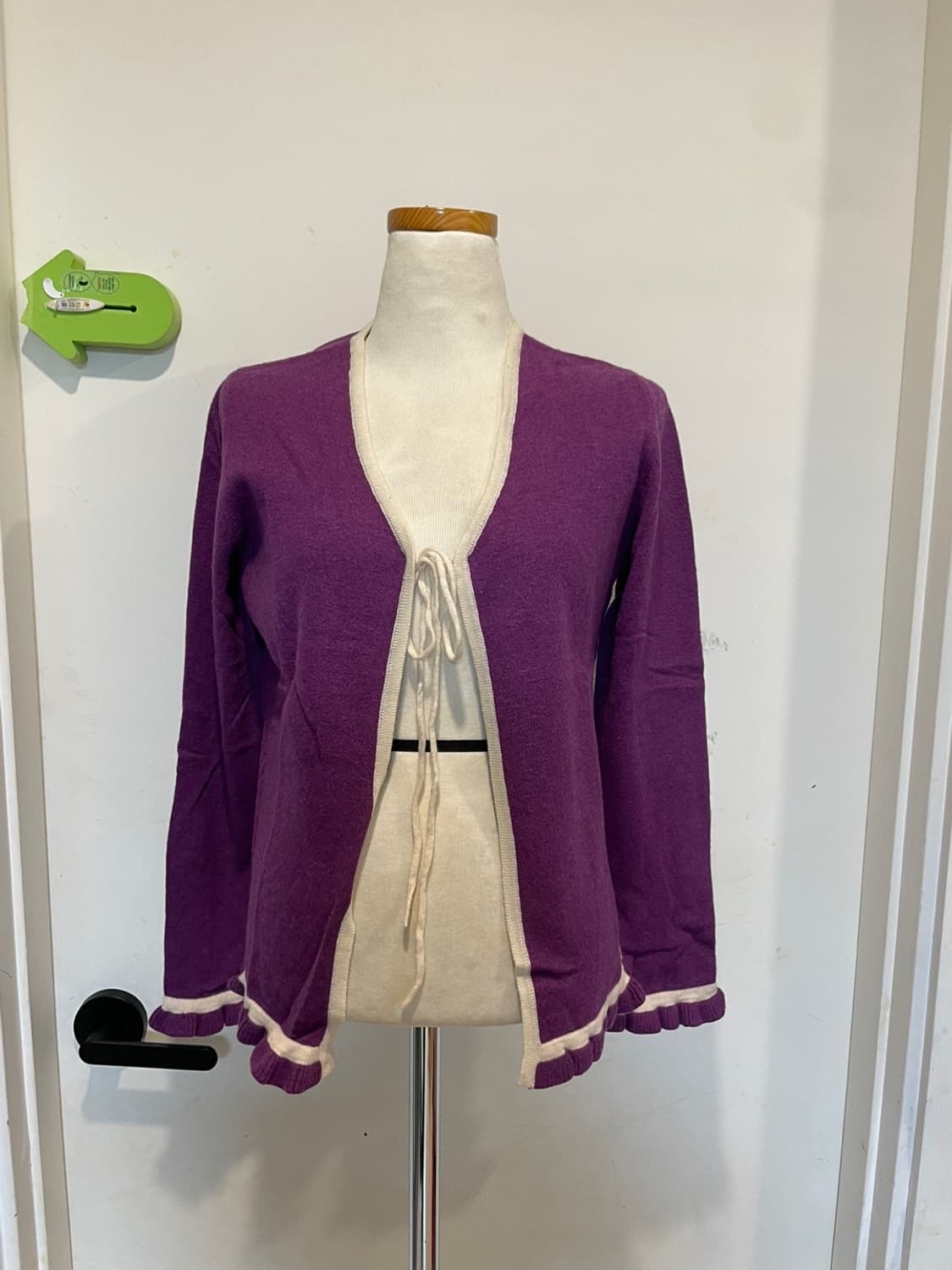 새상품 카프라 capra 캐시미어100% 가디건 상품이미지1