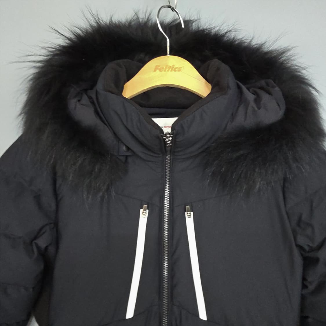 루이까스텔(Louis Castel) 퍼후드 롱 다운패딩 95 상품이미지2