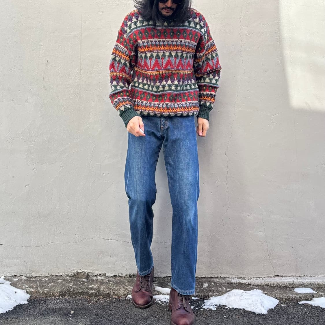 90년대 일본 리바이스 504z-xx 빅e 셀비지 상품이미지3