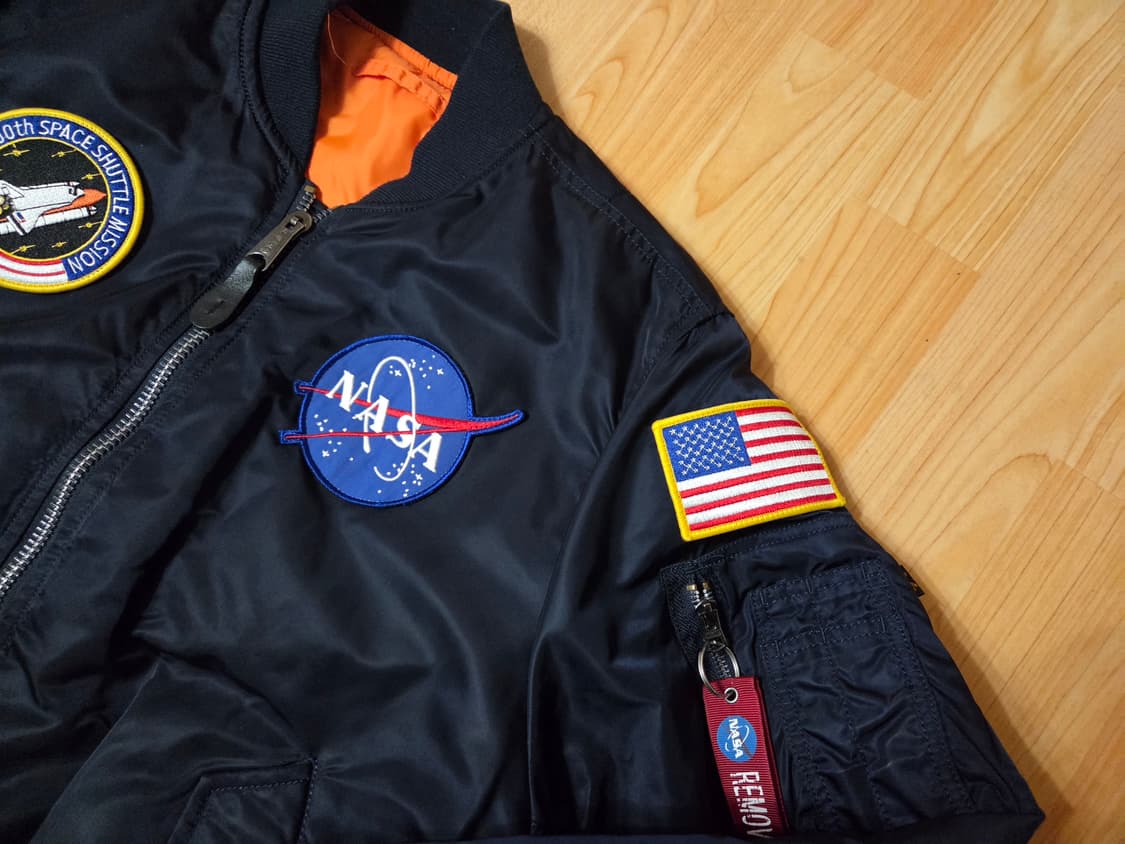 알파인더스트리 MA-1 자켓 상태좋음 상품이미지3