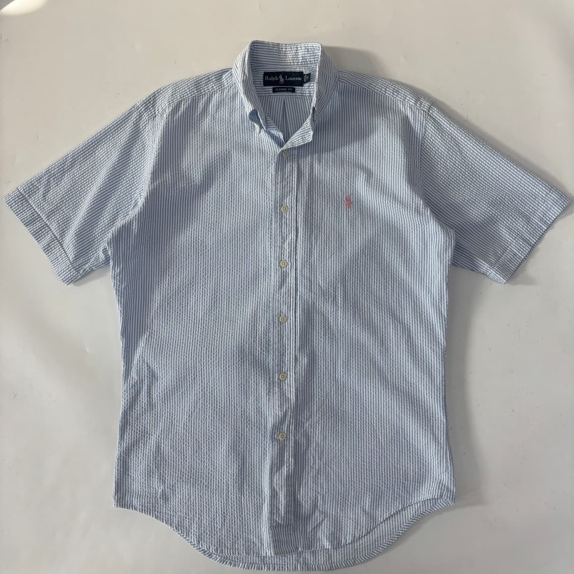 폴로 씨어써커 반팔 셔츠  상품이미지3