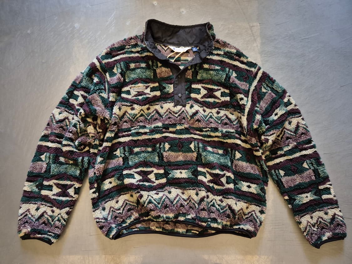 90s 컬럼비아 네이티브 플리스 풀오버 상품이미지1