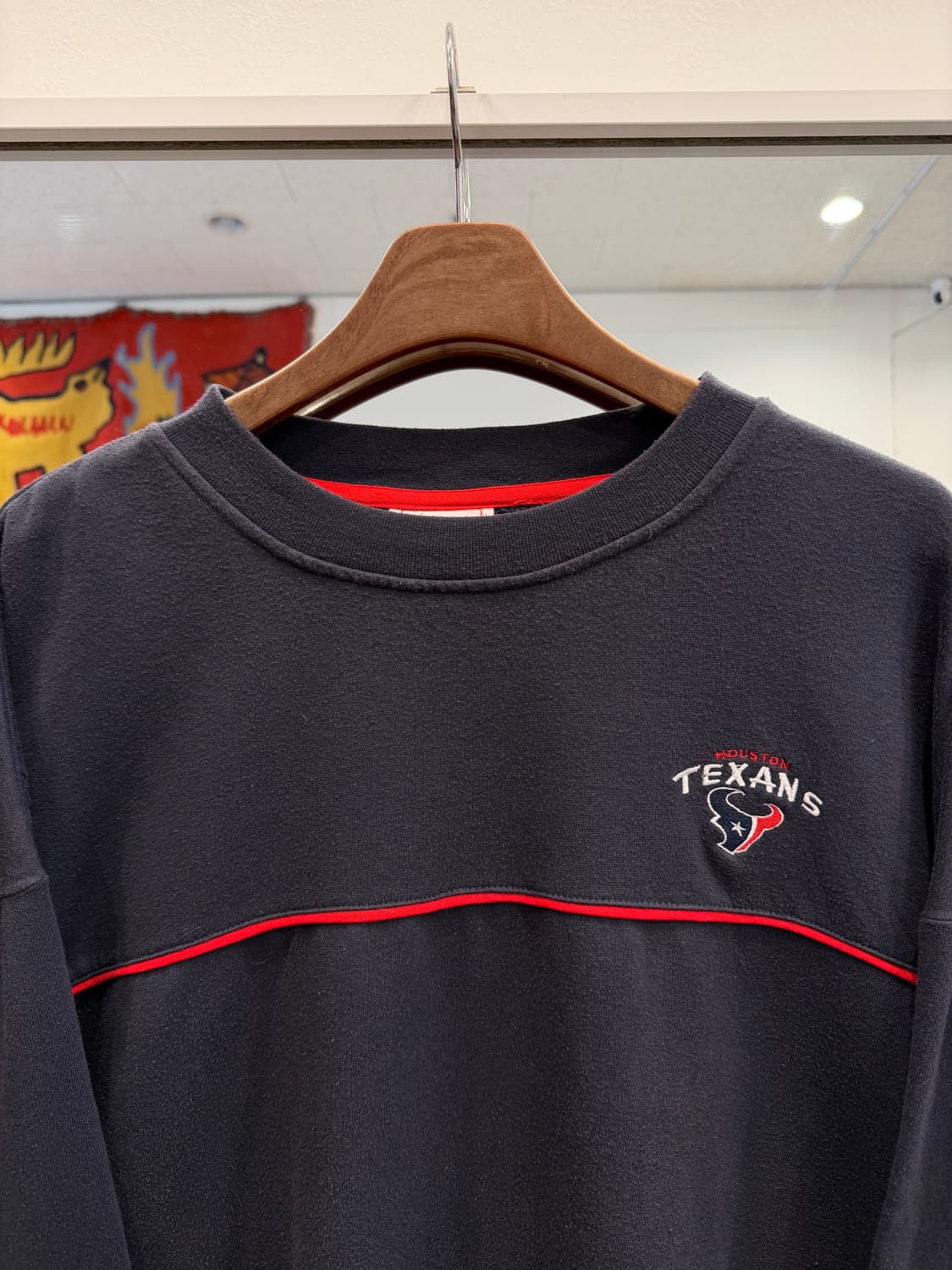 NFL 엔에프엘 휴스턴 텍산스 페이딩 스웻 셔츠 상품이미지3