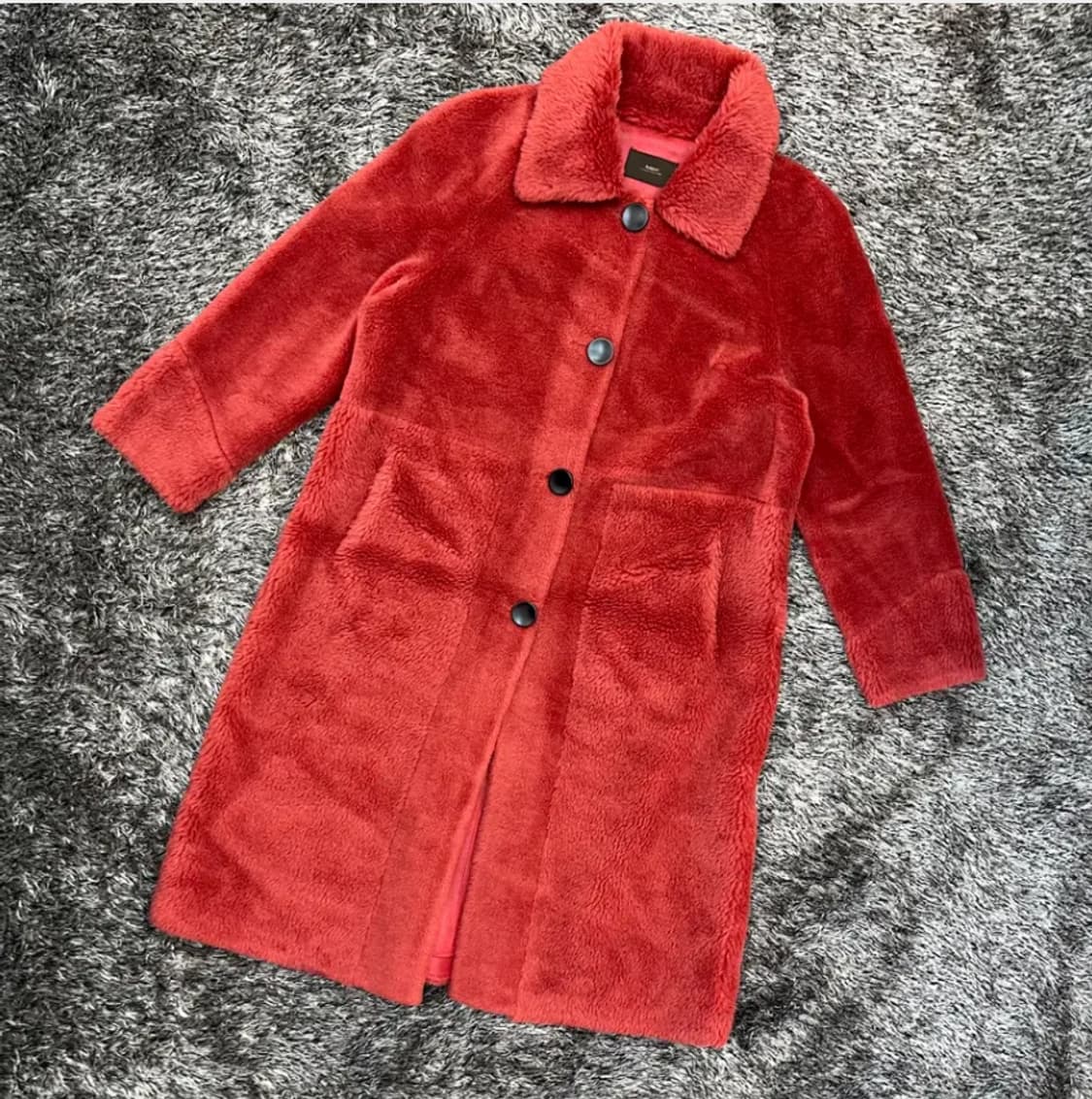 안지크 양모 무스탕 코트 (91-98-165) 상품이미지1