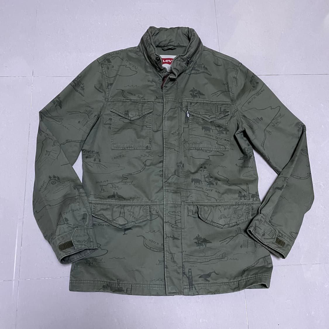 Levi's 리바이스 일러스트 m65 필드자켓 L 상품이미지2