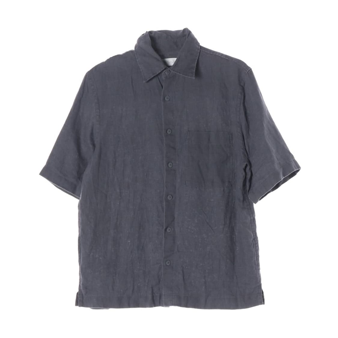 ZARA 린넨 다크그레이 반팔 셔츠 S 상품이미지1