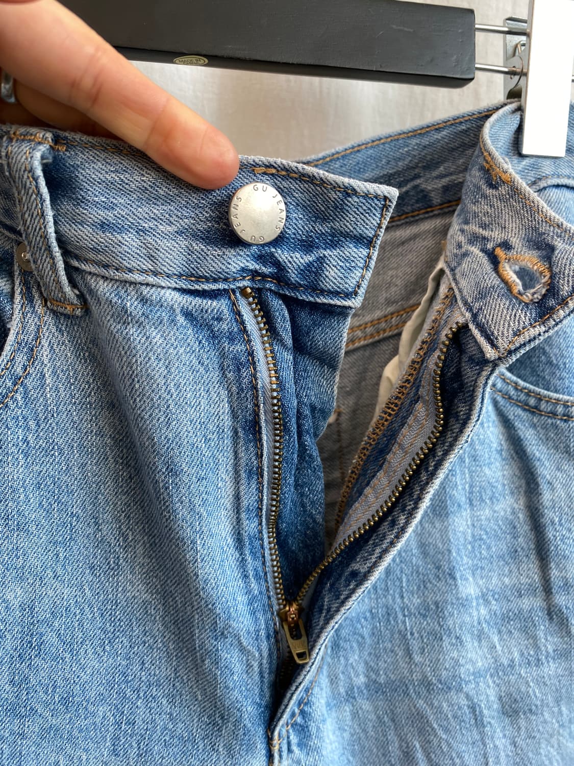 GU 세미 와이드 데님팬츠(26) 상품이미지5