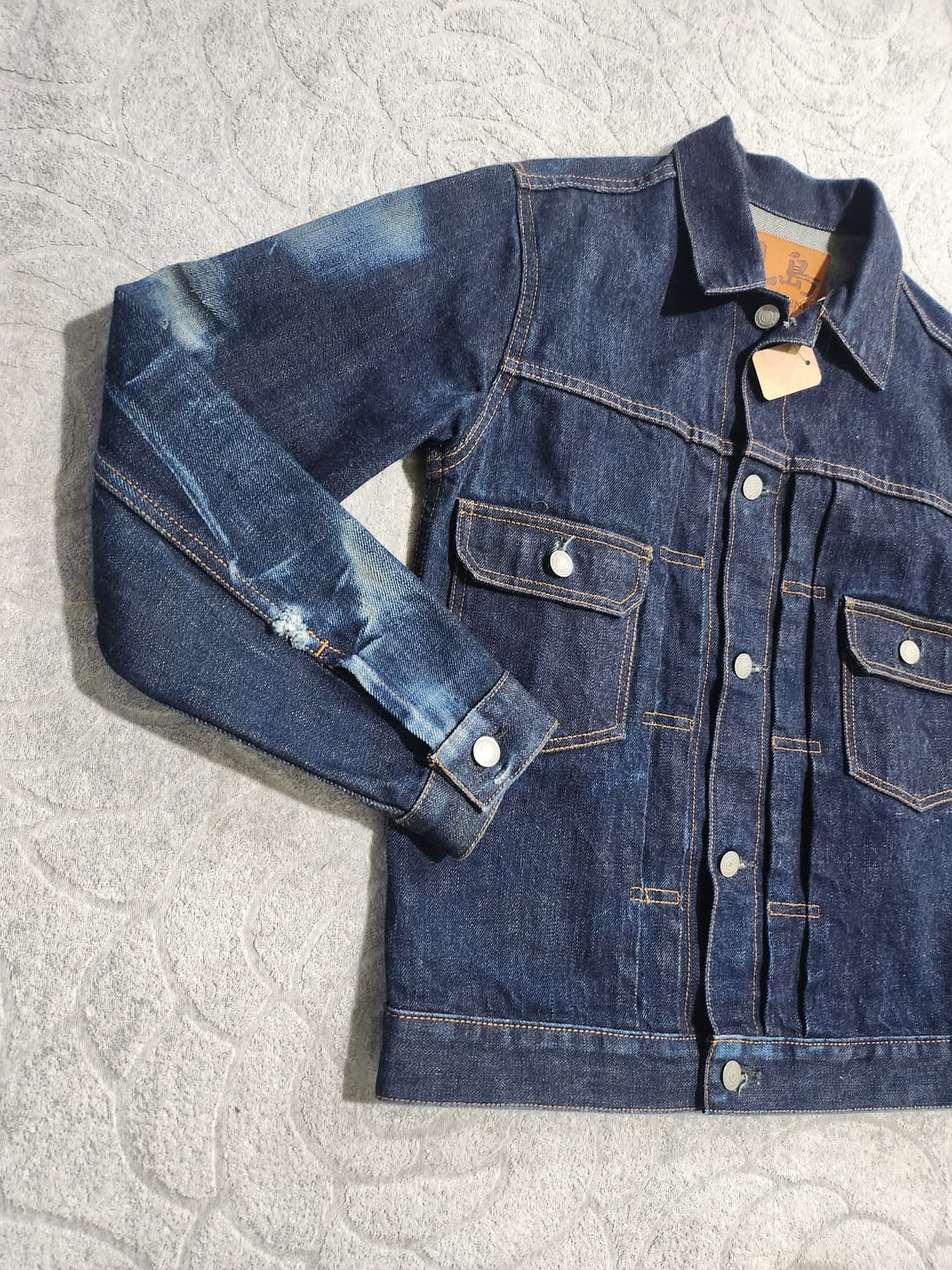 코지마 진즈(Kojima Genes) 셀비지 데님 자켓 M 상품이미지6