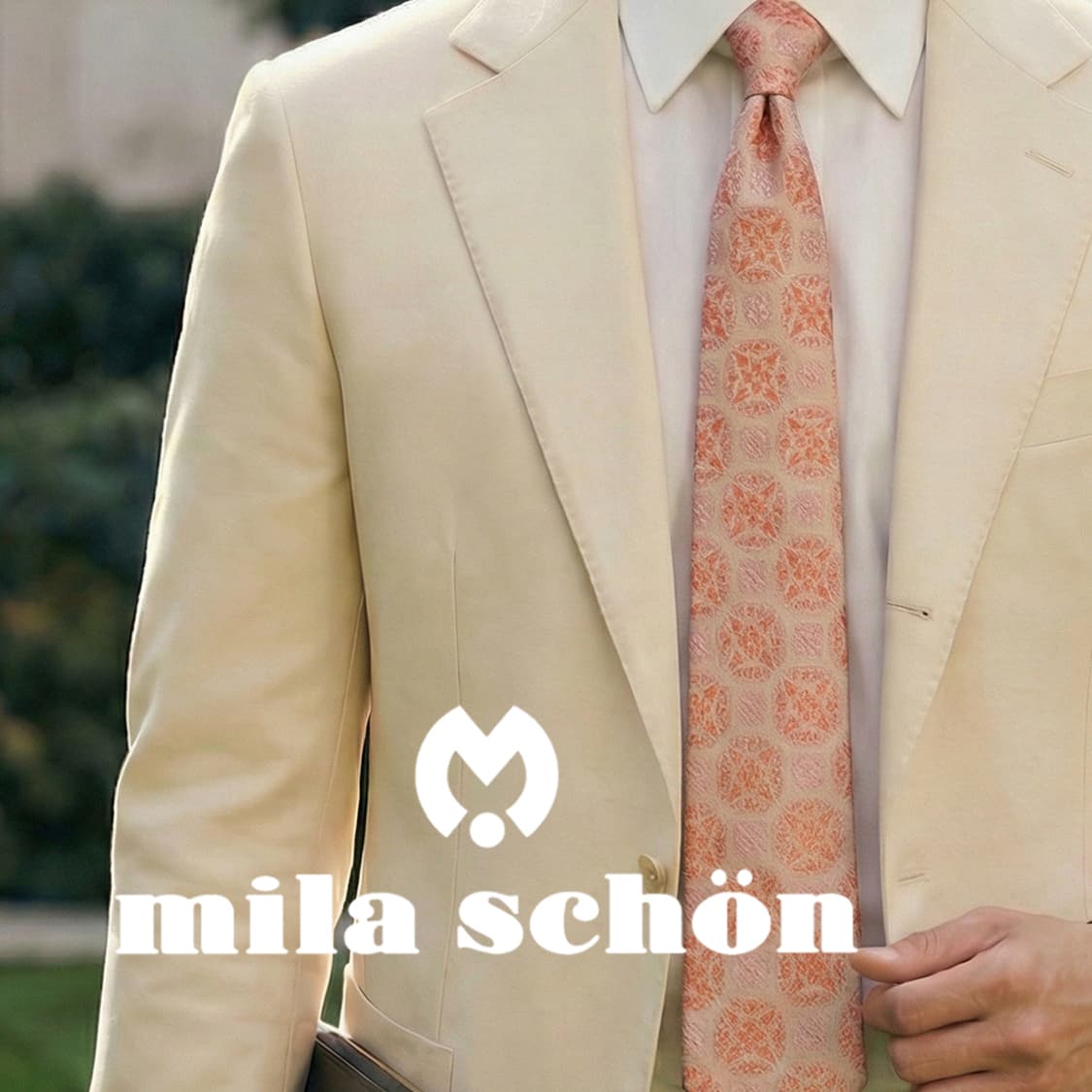 밀라숀 실크 핑크 자카드 패턴 넥타이 9.5cm A+~A등급 A19766 상품이미지1