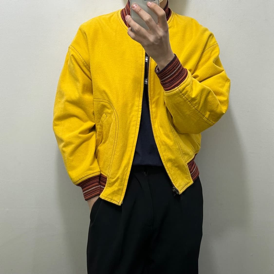 올드스쿨 리버시블 바시티자켓 상품이미지2