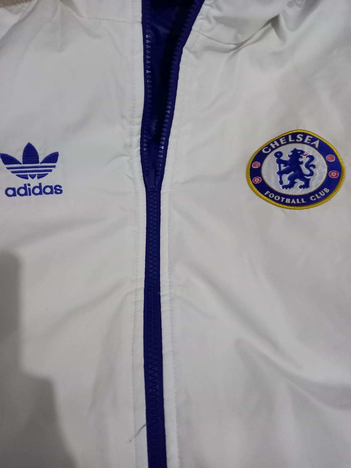 아디다스 첼시FC 리버시블 화이트 블루 양면패딩 100/L 상품이미지3