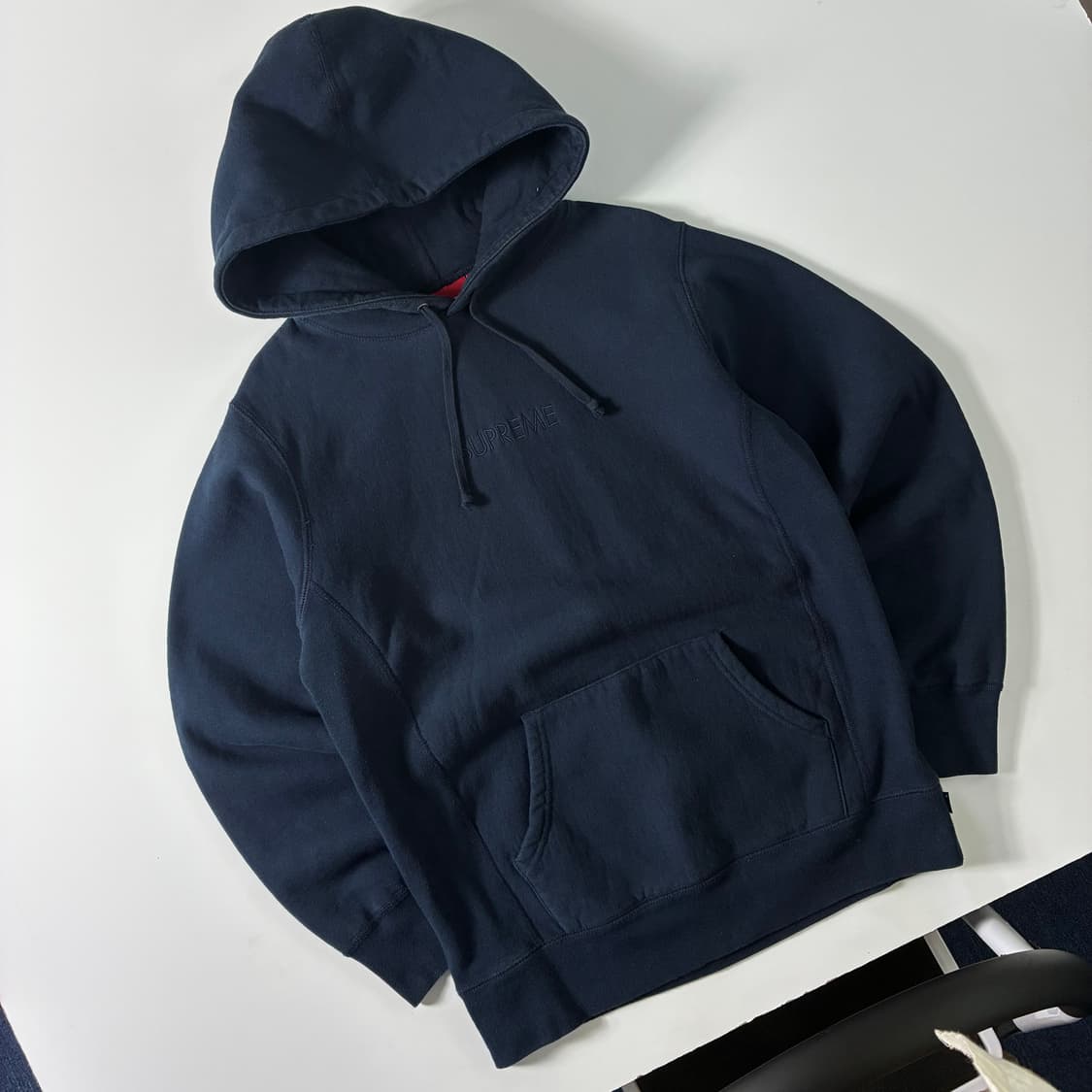 Supreme  슈프림 스펠아웃 자수 딥네이비 후드티  상품이미지2