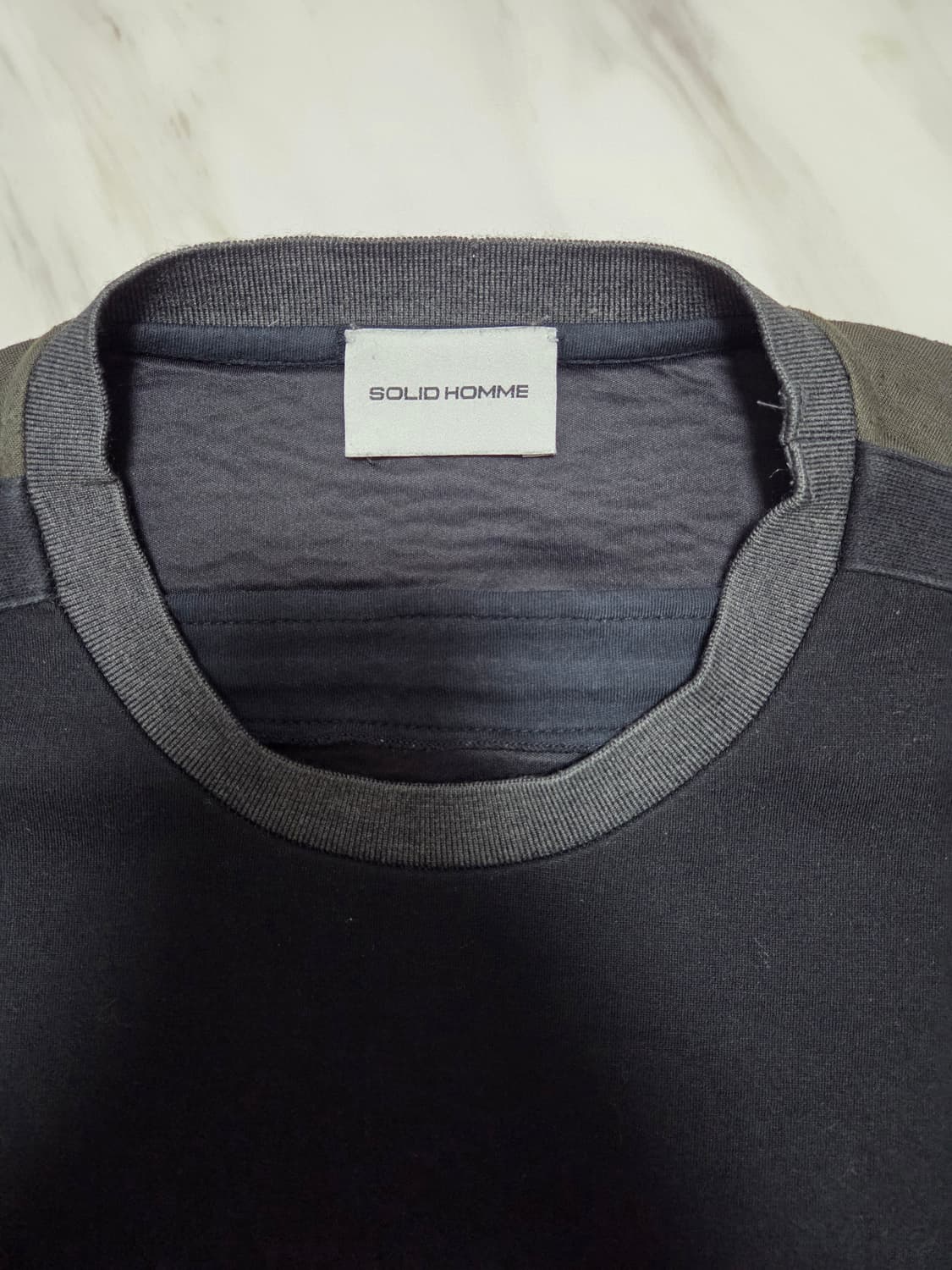 솔리드옴므 네오프렌 지퍼 맨투맨 상품이미지4