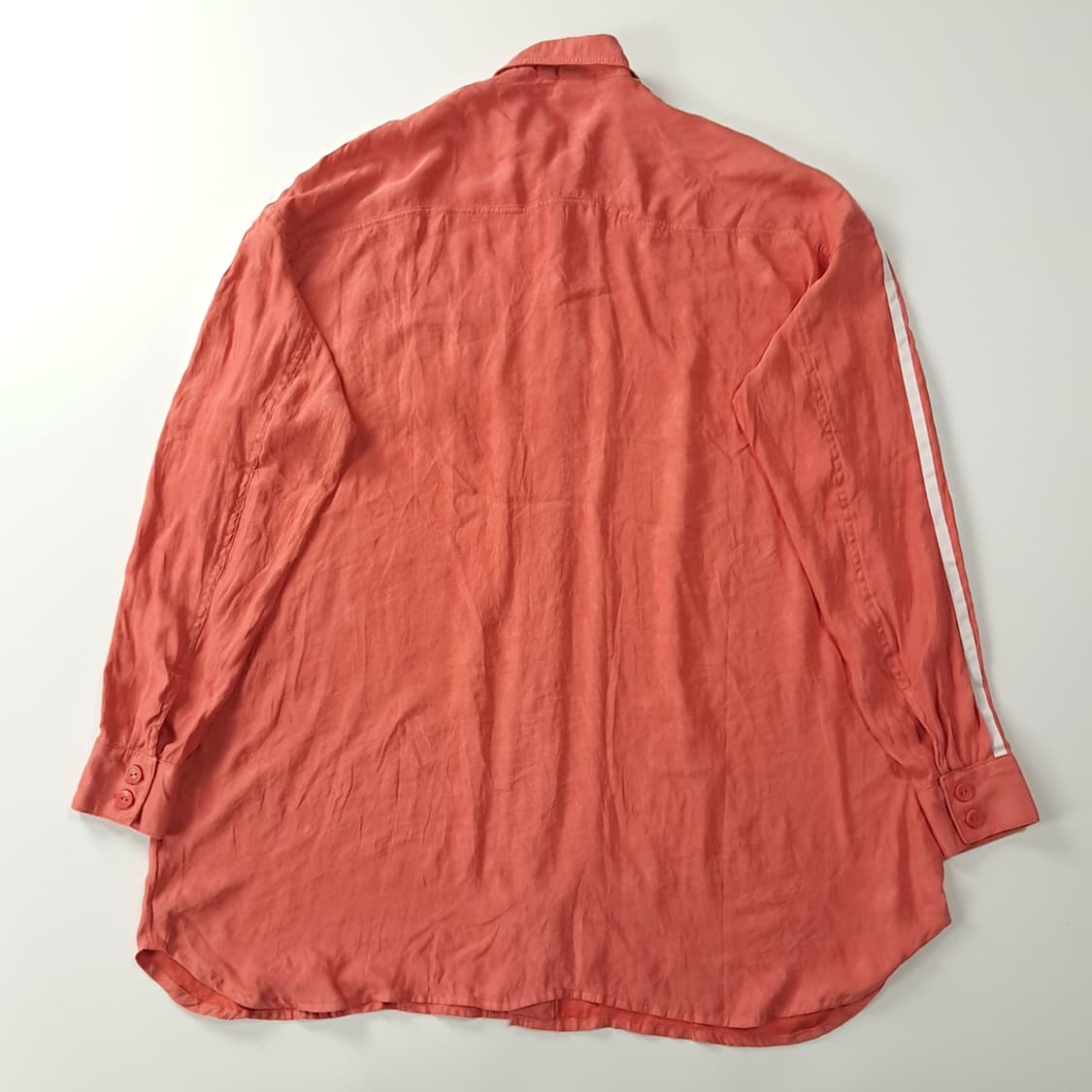 CK373 XL 아디다스 90s 오리지널 빈티지 핑크 셔츠 남방 상품이미지7