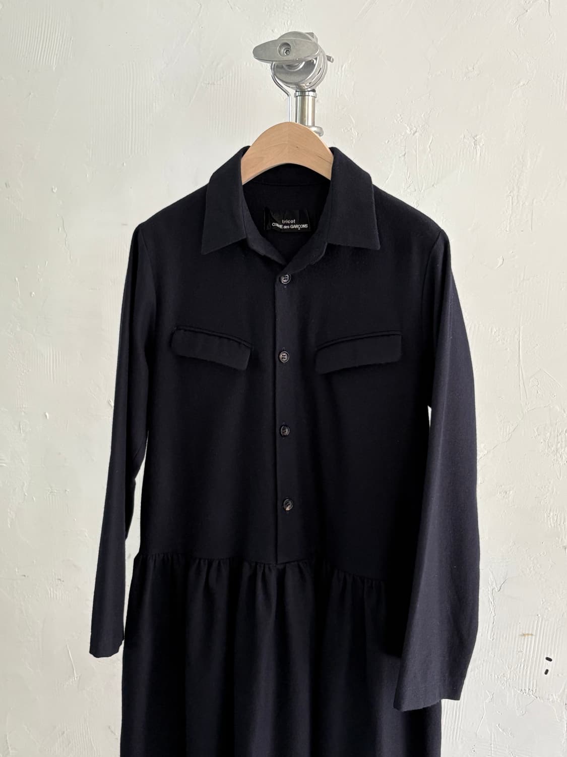 꼼데가르송 트리콧 1998‘s 울 버튼 원피스 상품이미지2