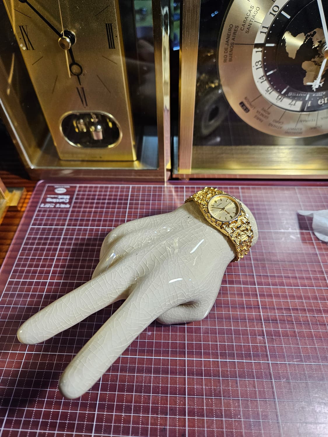 빈티지 gruen 여성용 너겟 금장 시계 쿼츠 판매합니다 상품이미지2