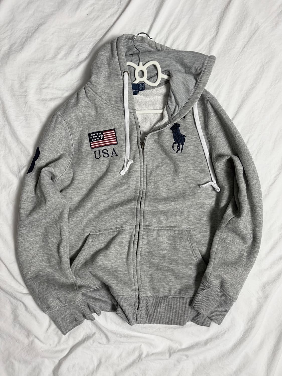폴로 빅포니 usa 성조기 후드집업 상품이미지3